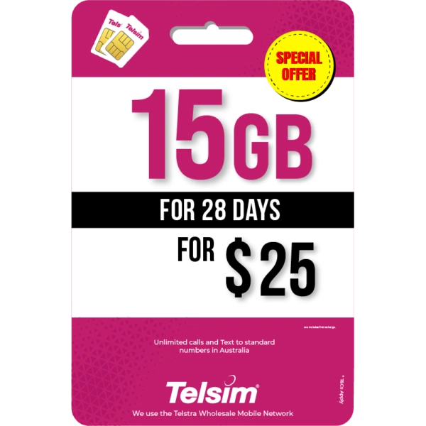 Telsim 15GB 28 Days